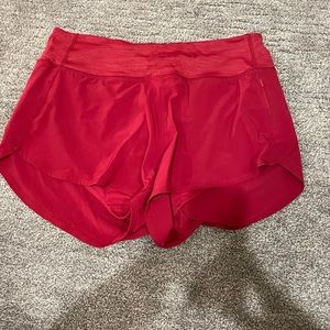 Outdoor Voices Burgundy Hudson Shorts